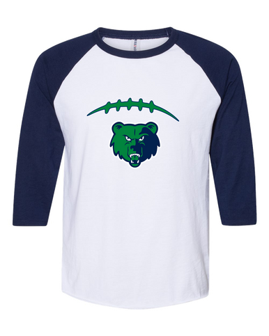 Creekview Grizzlies Football #2 Women's Baseball T-Shirt