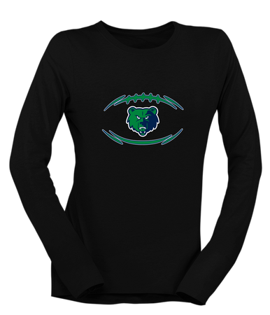 Creekview Grizzlies Football #3 Women's LS T-Shirt