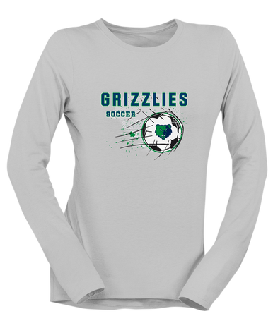 Creekview Grizzlies Soccer #2 Women's LS T-Shirt