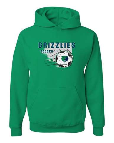 Creekview Grizzlies Soccer #2 Men's Premium Hoodie