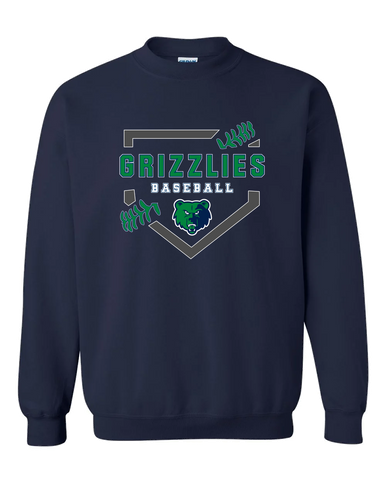 Creekview Grizzlies Baseball #2 Men's Sweatshirt