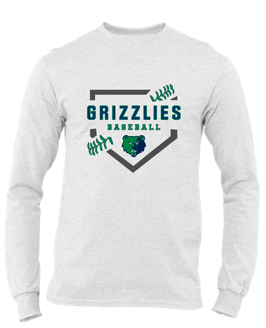 Creekview Grizzlies Baseball #2 Men's Premium LS T-Shirt
