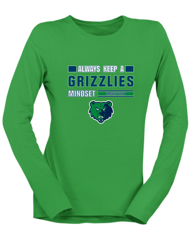 Creekview Grizzlies Mindset Women's LS T-Shirt