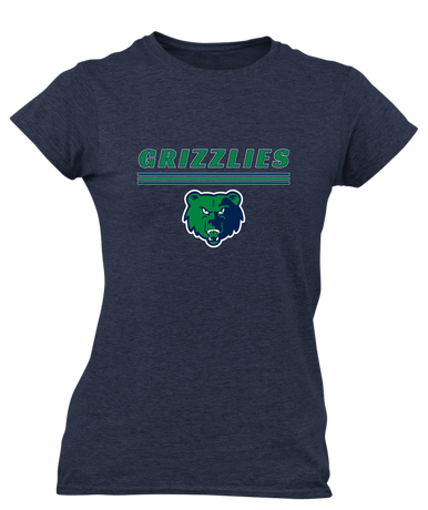 Creekview Grizzlies Mascot #8 Women's SS T-Shirt
