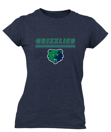Creekview Grizzlies Mascot #8 Women's Premium SS T-Shirt