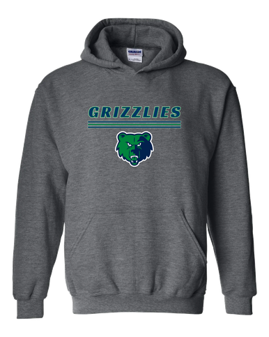 Creekview Grizzlies Mascot #8 Men's Hoodie