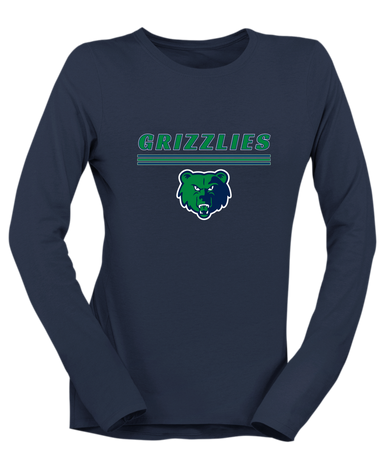 Creekview Grizzlies Mascot #8 Women's Premium LS T-Shirt