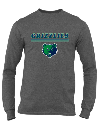 Creekview Grizzlies Mascot #8 Men's LS T-Shirt