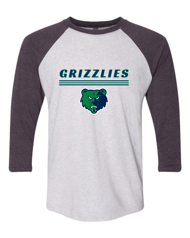 Creekview Grizzlies Mascot #8 Men's Baseball T-Shirt