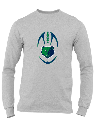 Creekview Grizzlies Football #4 Men's LS T-Shirt