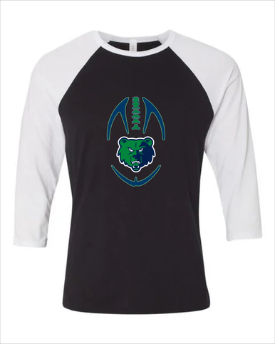 Creekview Grizzlies Football #4 Women's Baseball T-Shirt