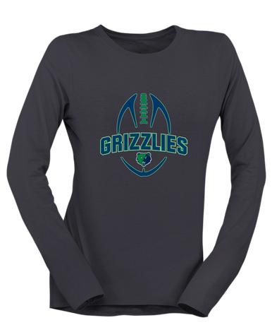 Creekview Grizzlies Football #5 Women's LS T-Shirt