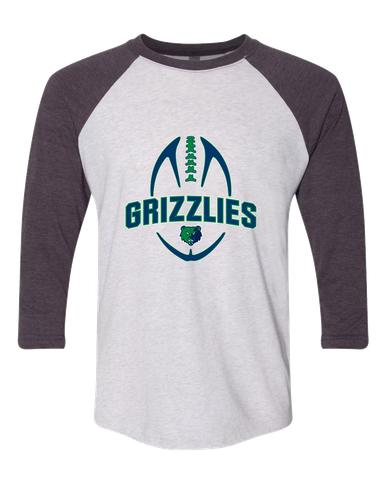 Creekview Grizzlies Football #5 Women's Baseball T-Shirt