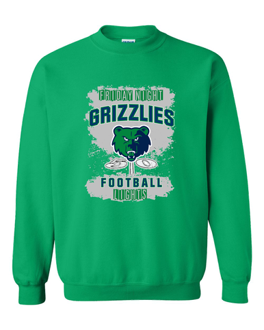 Creekview Grizzlies Football #6 Men's Sweatshirt