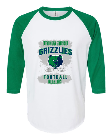 Creekview Grizzlies Football #6 Men's Baseball T-Shirt