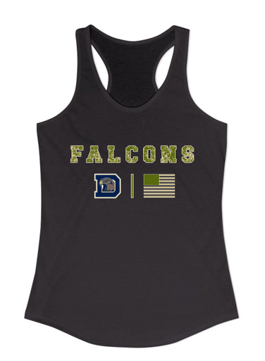 Dacula Falcons Camo Flag Women's Tank Top