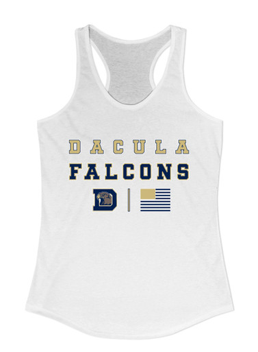Dacula Falcons Spirit Flag Women's Tank Top