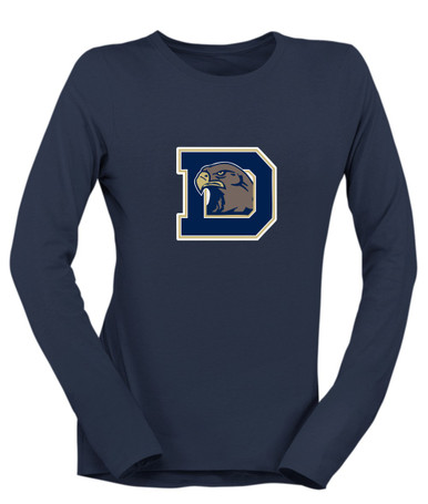 Dacula Falcons Mascot #1 Women's Premium LS T-Shirt