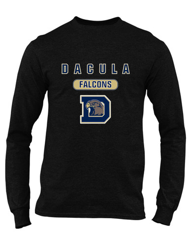 Dacula Falcons Mascot #3 Men's Premium LS T-Shirt