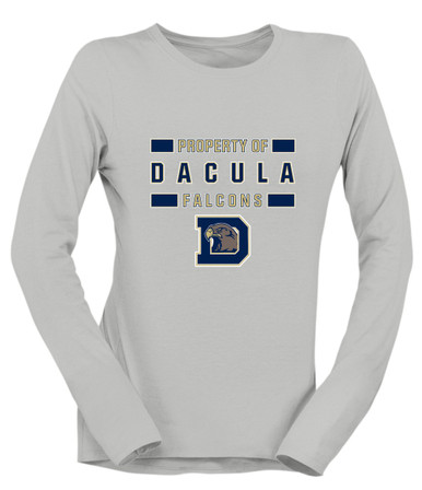 Dacula Falcons Property Of Women's Premium LS T-Shirt