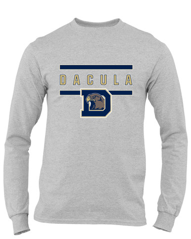 Dacula Falcons Mascot #4 Men's LS T-Shirt