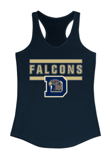 Dacula Falcons Mascot #5 Women's Tank Top