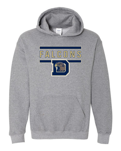 Dacula Falcons Mascot #5 Men's Hoodie