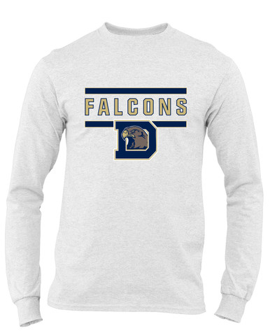 Dacula Falcons Mascot #5 Men's LS T-Shirt