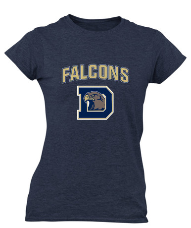 Dacula Falcons Mascot #6 Women's Premium SS T-Shirt