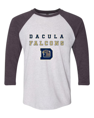 Dacula Falcons Spirit Women's Baseball T-Shirt