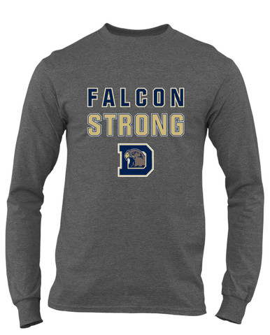 Dacula Falcons Strong #2 Men's LS T-Shirt