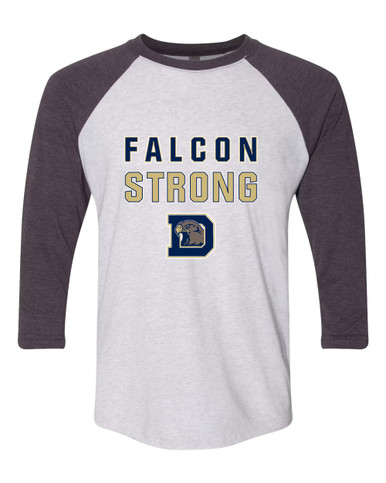 Dacula Falcons Strong #2 Men's Baseball T-Shirt