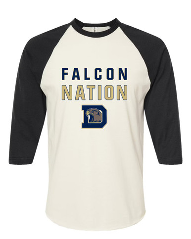 Dacula Falcons Nation #2 Women's Baseball T-Shirt