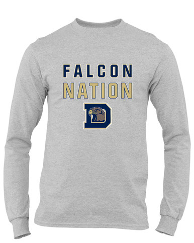 Dacula Falcons Nation #2 Men's LS T-Shirt