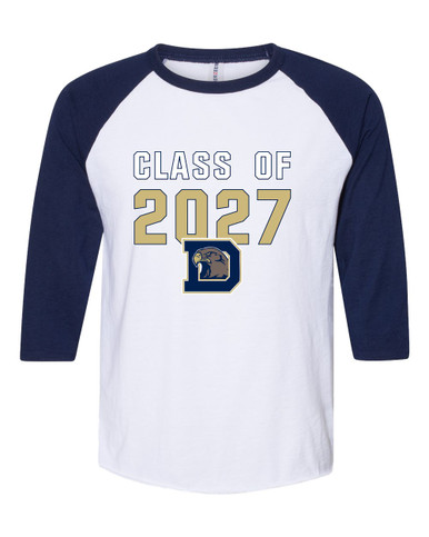 Dacula Falcons Class of 2027 Men's Baseball T-Shirt
