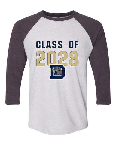 Dacula Falcons Class of 2028 Women's Baseball T-Shirt