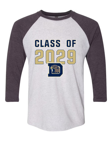 Dacula Falcons Class of 2029 Men's Baseball T-Shirt