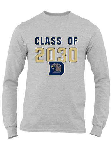 Dacula Falcons Class of 2030 Men's LS T-Shirt