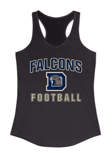 Dacula Falcons Football #1 Women's Tank Top