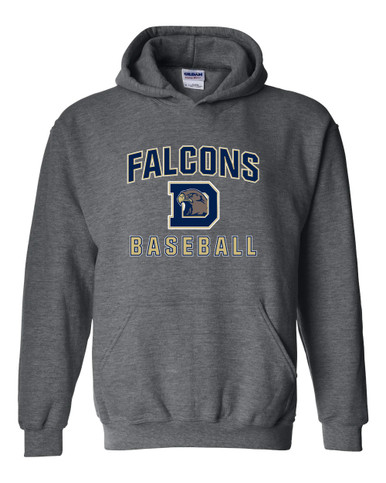 Dacula Falcons Baseball #1 Men's Hoodie
