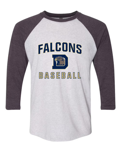 Dacula Falcons Baseball #1 Women's Baseball T-Shirt