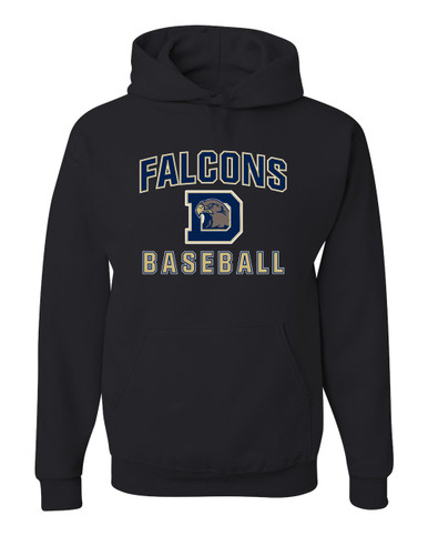 Dacula Falcons Baseball #1 Men's Premium Hoodie