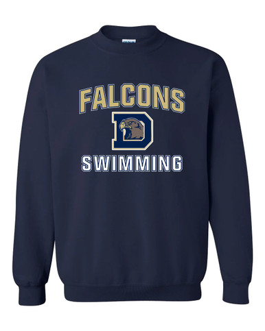 Dacula Falcons Swimming Men's Sweatshirt
