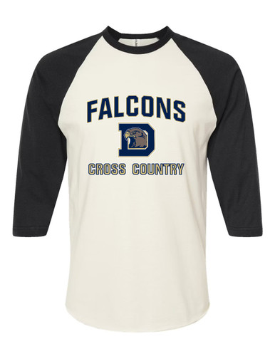 Dacula Falcons Cross Country Women's Baseball T-Shirt