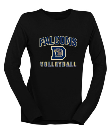 Dacula Falcons Volleyball Women's Premium LS T-Shirt