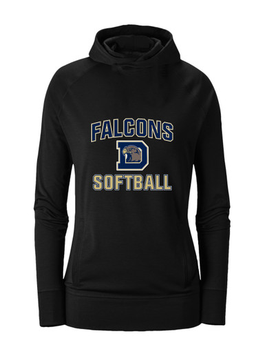 Dacula Falcons Softball #1 Women's Hoodie
