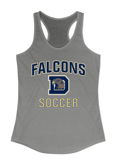 Dacula Falcons Soccer #1 Women's Tank Top