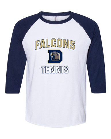 Dacula Falcons Tennis Men's Baseball T-Shirt