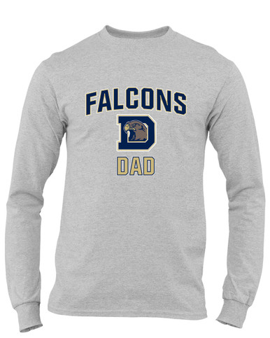 Dacula Falcons Dad Men's LS T-Shirt