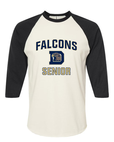 Dacula Falcons Senior #1 Men's Baseball T-Shirt